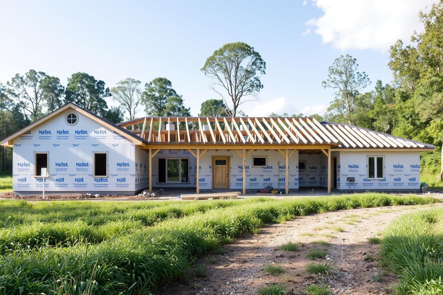 Home under construction